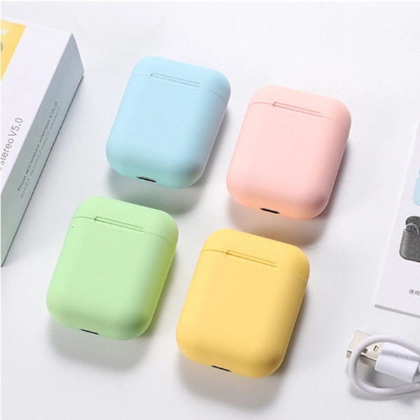 Inpods 12 Mini Wireless Bluetooth Inpod Airpod Earphone Stereo Earbud Sport Headset with Mic - Green