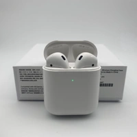 Apple Airpods Super Copy Original High with SIRI Pop up + gps + Rename + Wireless Charging - White