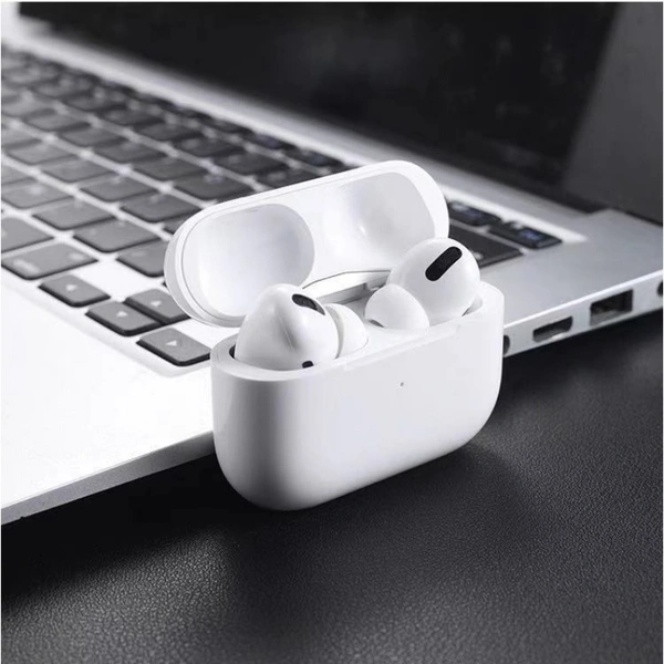 Airpod Pro Premium Clone with Wireless Charging Case Active Noise Cancellation Compatible with Android - White