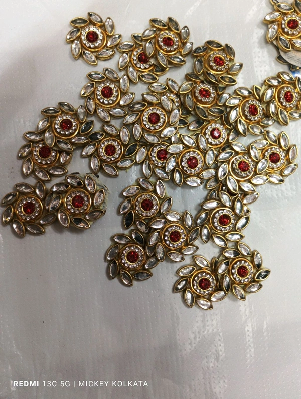 Hardik Kundan Buti  - Red, 100 Pcs