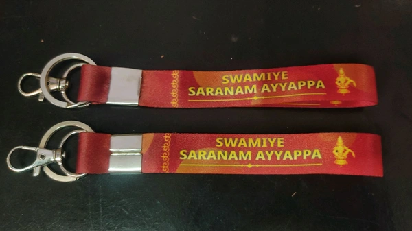 Swamiye Saranam Ayyappa Keychain -2 Pcs - 6 Inch Length