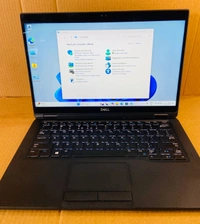 Dell (Refurbished) DELL LATITUDE 7390 2-in-1 Convertible  | Touch Screen | Intel Core i7 8th Gen | 16GB RAM | 256GB NVMe SSD|13.3 Inch FHD Touch | WINDOWS 11 PRO| TYPE C  Original Adapter - Black, 13.3 Inch