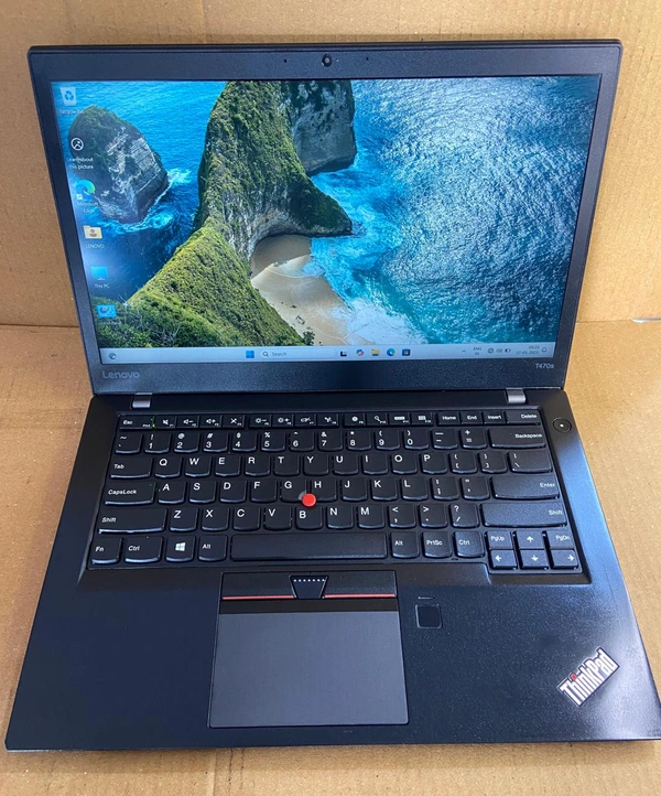Lenovo (Refurbished) Lenovo ThinkPad T470s – 7th Gen Intel Core i7 | 8GB RAM | 256GB SSD | 14” FHD IPS Display | Windows 11 Pro | Business Ultrabook - Black, 14.0 Inch