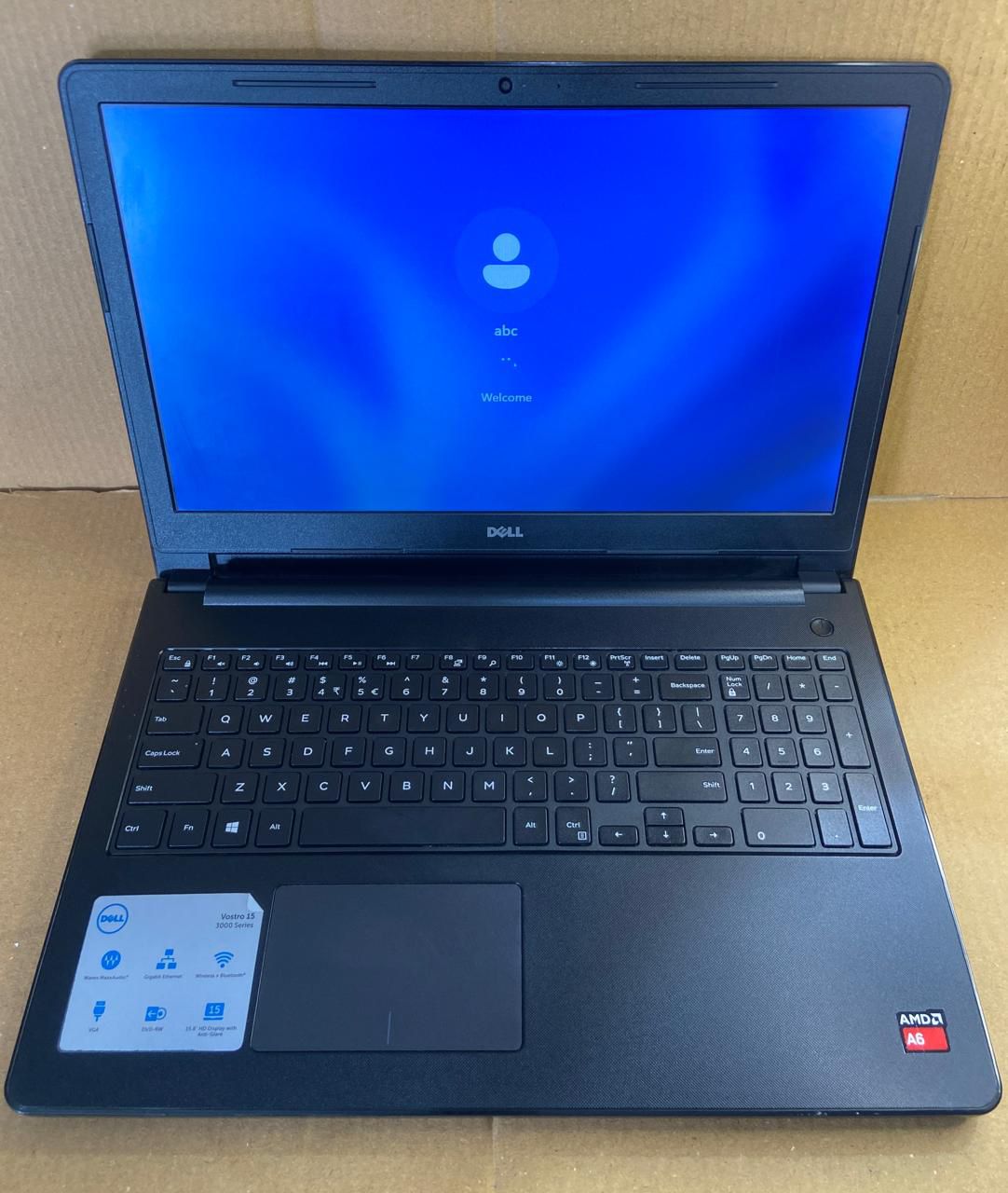 Refurbished) Dell Vostro 15 | AMD A6 | 8GB RAM | 256GB SSD