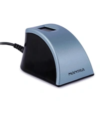 Mantra L1 MFS110 Fingerprint Scanner – UIDAI Certified Biometric USB Device for Aadhaar & Digital Authentication - Gray