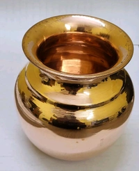 Kansal Arts and Handicrafts Copper Sheet Pooja Lota / Copper Sheet Puja Kalash