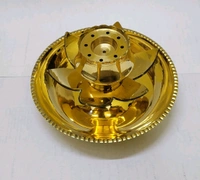 KANSAL ARTS AND HANDICRAFTS Brass Agarbatti Stand 5" Rope Design