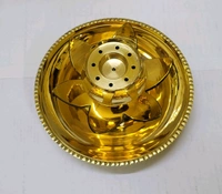KANSAL ARTS AND HANDICRAFTS Brass Agarbatti Stand 5" Rope Design