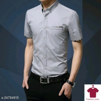 Men's Half Sleeves Casual Shirts  - M