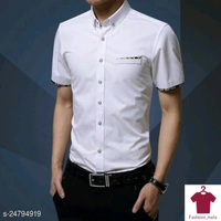 Men's Half Sleeves Casual Shirts  - M