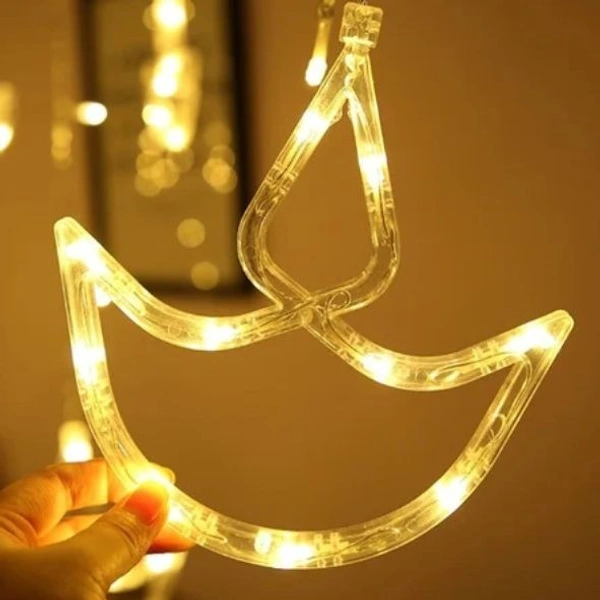 Diya Curtain LED String Light - Gold