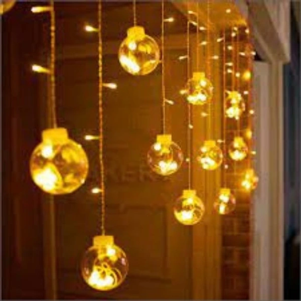 LED wish Ball Curtains Light  - Gold