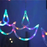 Diya Curtain LED String Light - Multicolour