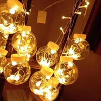 LED wish Ball Curtains Light  - Gold