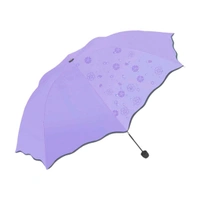 Fortune Cart Magic Umbrella with Color-Changing Floral Patterns – Automatic Rain Umbrella