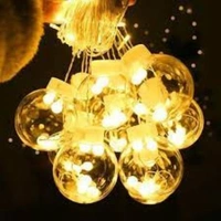 LED wish Ball Curtains Light  - Gold