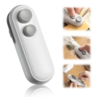 Fortune Cart Mini Food Packet Sealing Machine – Handheld Sealer with 1 Year Warranty (White)