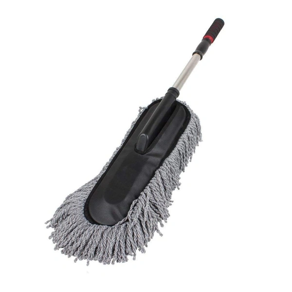 Fortune Cart Super Soft Microfiber Car Dash Duster – Compact Auto Interior Cleaning Brush