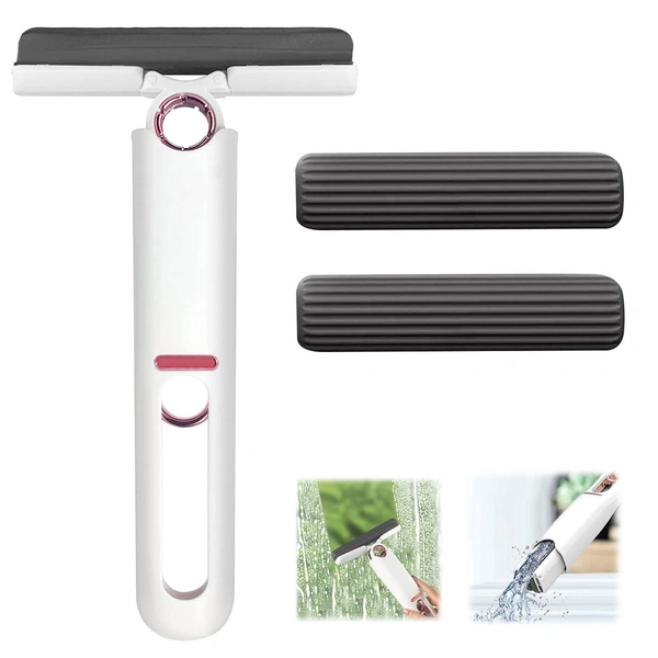 Fortune Cart Mini Sponge Mop Set – Portable Wet & Dry Cleaning Mop with Refill Heads & Handle