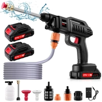 Fortune Cart Portable Wireless Car Washer with Foam Gun & Spray Nozzle – High Pressure Cleaning Kit