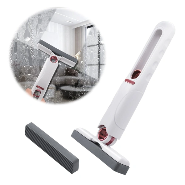 Fortune Cart Mini Sponge Mop Set – Portable Wet & Dry Cleaning Mop with Refill Heads & Handle