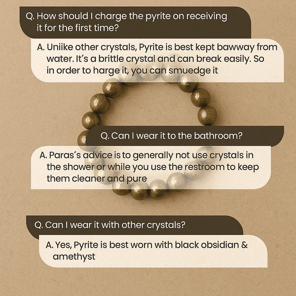 Money Magnet – Pyrite Energy Bracelet for Abundance, Confidence & Protection