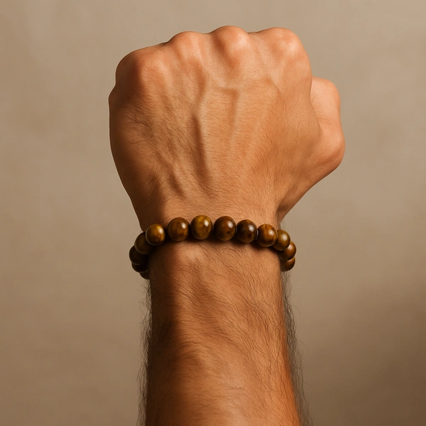 Focus Fuel – Natural Tiger Eye Bracelet for Confidence, Focus & Grounding