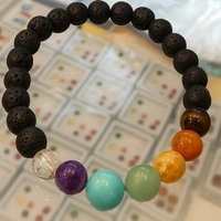  Balance Flow – 7 Chakra Healing Bracelet with Lava Beads