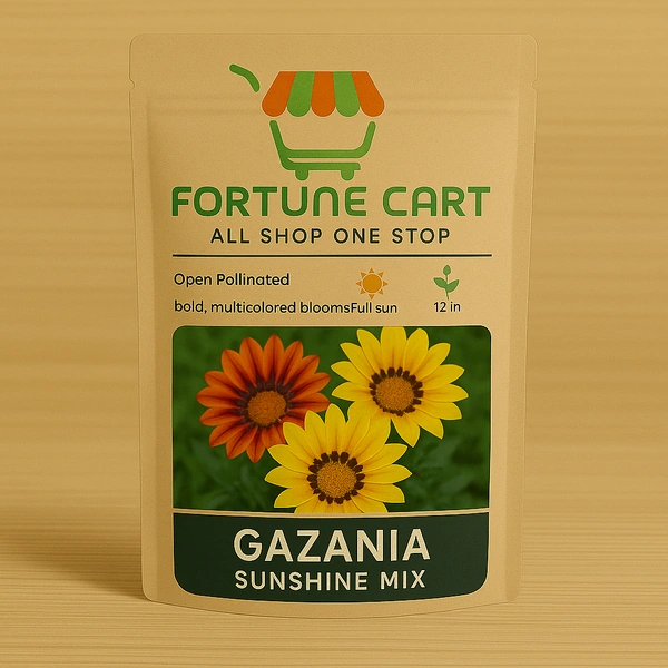 Fortune Cart Gazania Sunshine Mix Seeds