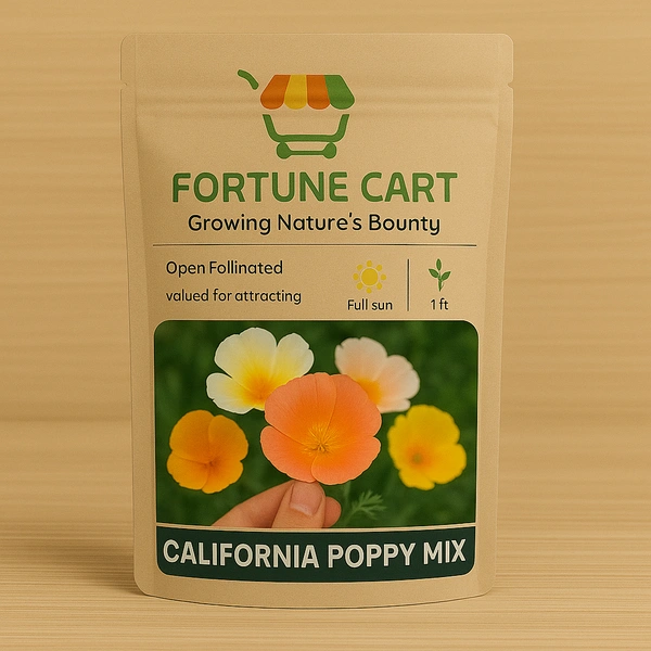Fortune Cart California Poppy Mix Seeds