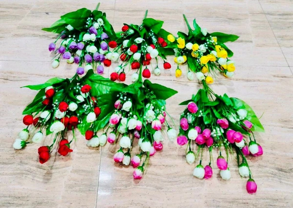 Indian Aesthetica Artificial Flower Bunches - Varinat 1