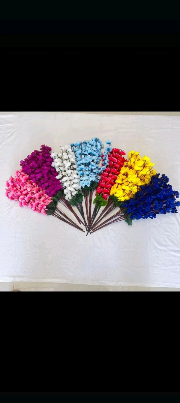 Indian Aesthetica Artificial Flower Sticks - Yellow