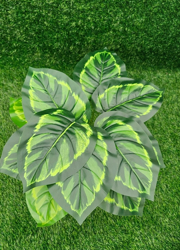 Indian Aesthetica Artificial Dieffenbachia Decorative Plant – With Ceramic Pot
