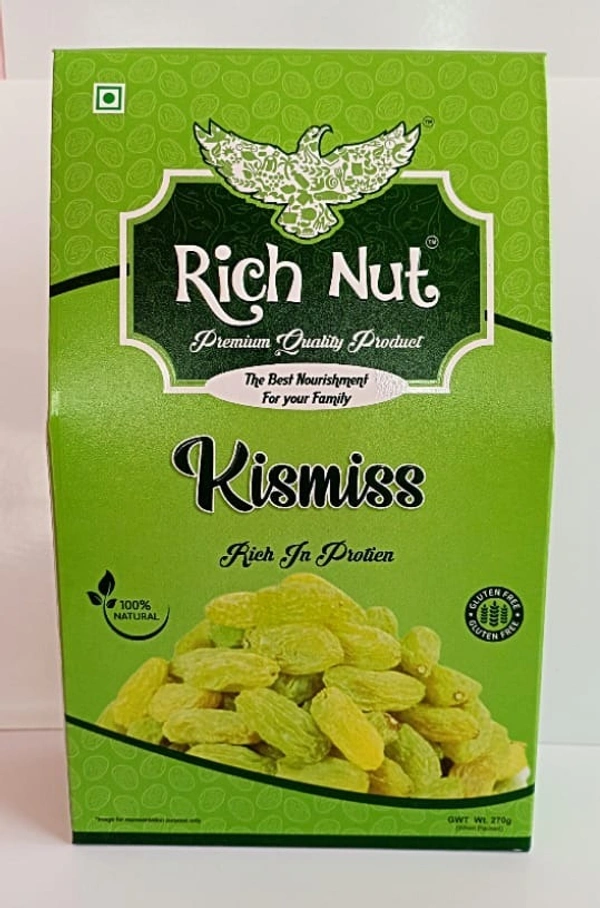Rajbhog Fortune Cart Premium Raisins (Kismis) - Green