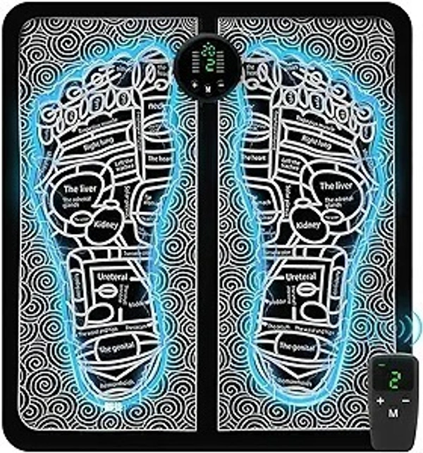Fortune Cart Foot EMS Massage Slippers for Pain Relief – Acupressure Sandals for Feet, Heel, Arch