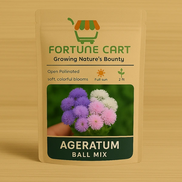 Fortune Cart Ageratum Ball Mix