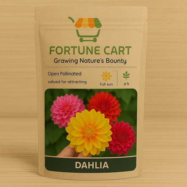 Fortune Cart Dahlia Flower Mixed Seeds