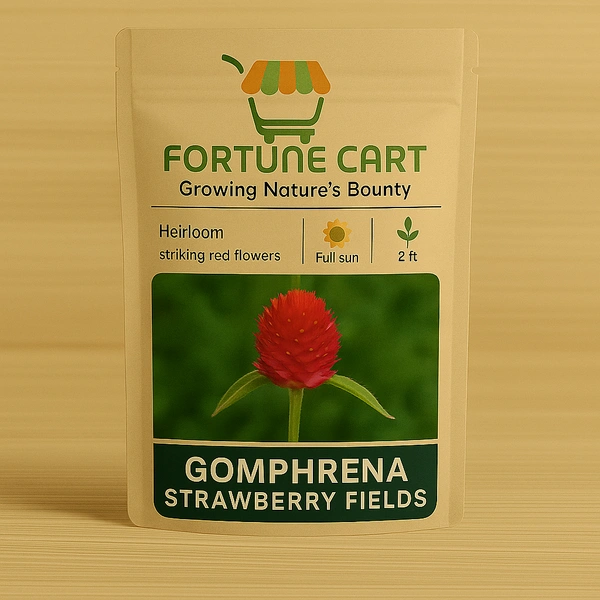 Fortune Cart Gomphrena Strawberry Fields