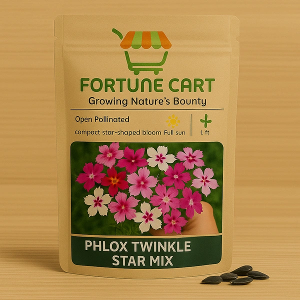 Fortune Cart Phlox Twinkle Star Mix Seeds