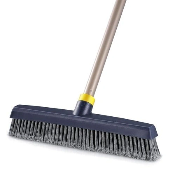 Fortune Cart Heavy Duty Push 3 in 1 Broom Brush with Telescopic Handle – Outdoor & Indoor Hard Surface Cleaning