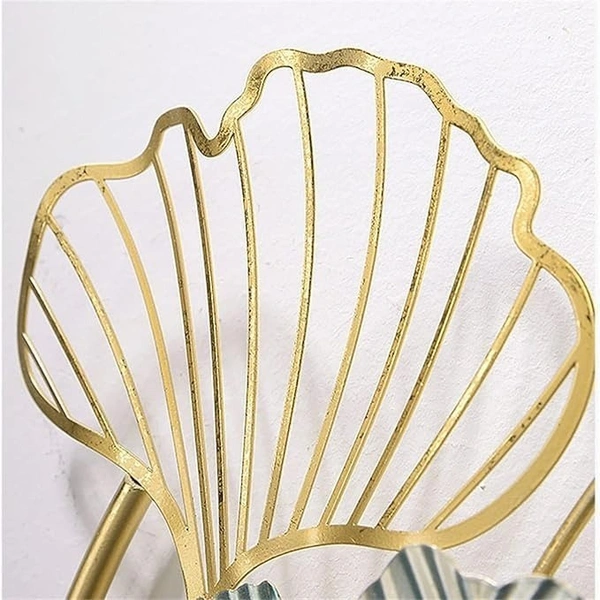 Indian Aesthetica INDIAN AESTHETICA Wall Decor Living Room Ginkgo Leaves and Deer Metal Wall Art Modern Aestheti Luxury Wall Sculptures for Bedroom Office Dining Room WA59 - 36L*10W*50H