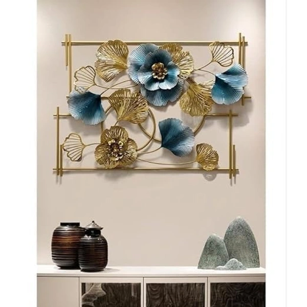 Indian Aesthetica INDIAN AESTHETICA HOME DECOR | Metal Wall Art Stylish and Compact | Living Room and Bedroom Wall Art Stylish Hotel lobby and Foyer | Wedding Gifts and House Warming Ceremony WA12 - 78L*9W*98H