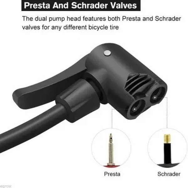 AirXpress – Heavy-Duty Foot Pump for Bicycle Tyres, Sports Balls & Balloons | Compact, High-Pressure Manual Air Pump