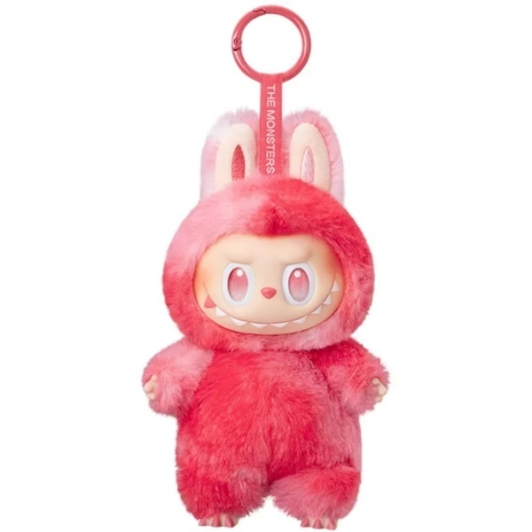 Pop Mart Labubu The Monsters – Big Into Energy Plush Pendant with Vinyl Face & Furry Suit (Official Collector’s Edition, Sealed, Pack of 1) Limited Edition - Crimson Love