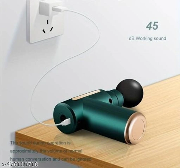 Indian Aesthetica Rechargeable Mini Facial Massage Gun – Deep Tissue Tech for Everyday Glow