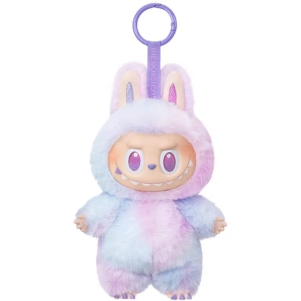 Pop Mart Labubu The Monsters – Big Into Energy Plush Pendant with Vinyl Face & Furry Suit (Official Collector’s Edition, Sealed, Pack of 1) Limited Edition - Lavender Hope