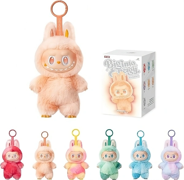Pop Mart Labubu The Monsters – Big Into Energy Plush Pendant with Vinyl Face & Furry Suit (Official Collector’s Edition, Sealed, Pack of 1) Limited Edition - Snobeam Serenity