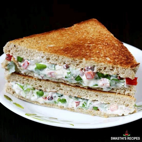 Creamy Veg Sandwich 