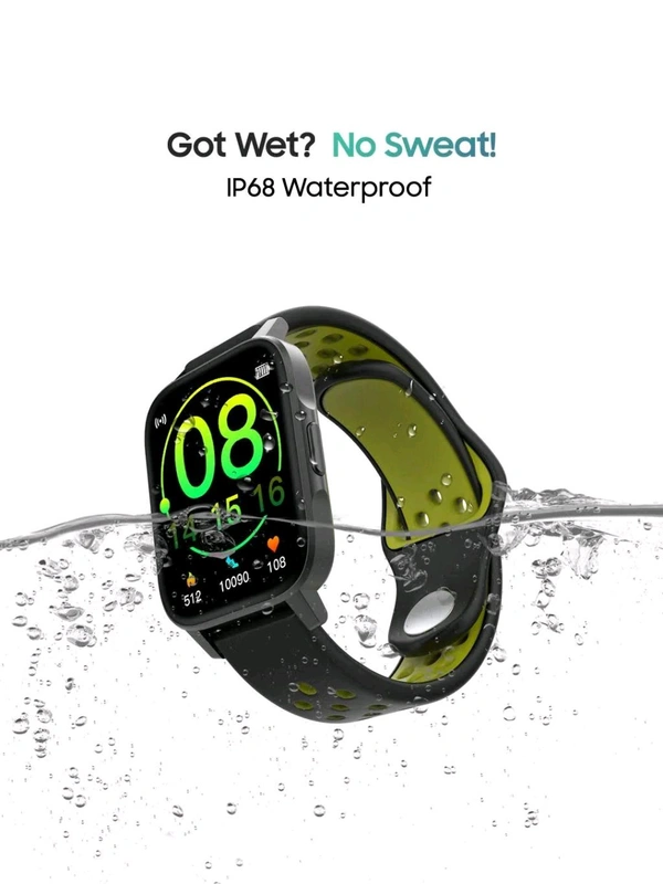 Tagg TAGG Verve Lite Smartwatch 1.69’’ HD Display | 10 Days Battery| Extra Sports Strap | 150+ Maximum Watch Face Library | Waterproof | 24 * 7 HeartRate & Blood Oxygen Tracking | Games & Calculator