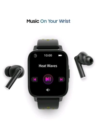 Tagg TAGG Verve Lite Smartwatch 1.69’’ HD Display | 10 Days Battery| Extra Sports Strap | 150+ Maximum Watch Face Library | Waterproof | 24 * 7 HeartRate & Blood Oxygen Tracking | Games & Calculator